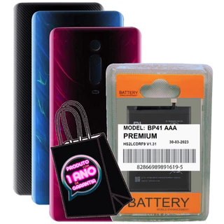 Kit Tampa + Battria Compatível Xiaomi Mi 9t / 9t Pro / Redmi K20 / K20 Pro + 100% Vidro!