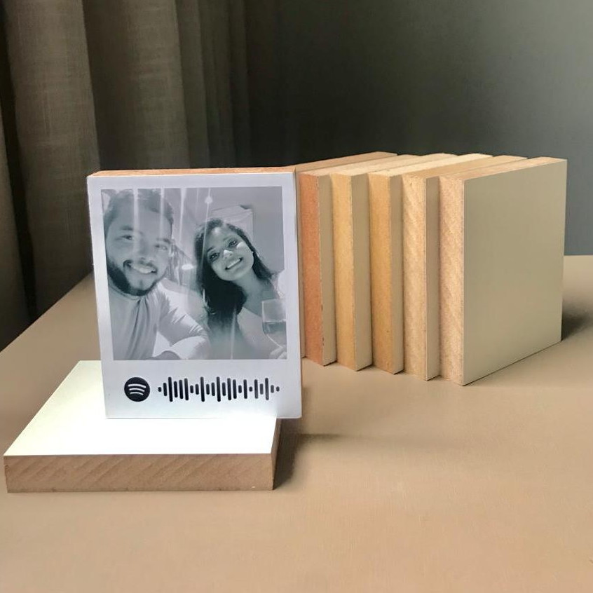 40 Lembrancinhas Casamento Mini Porta Retrato Polaroid Mdf