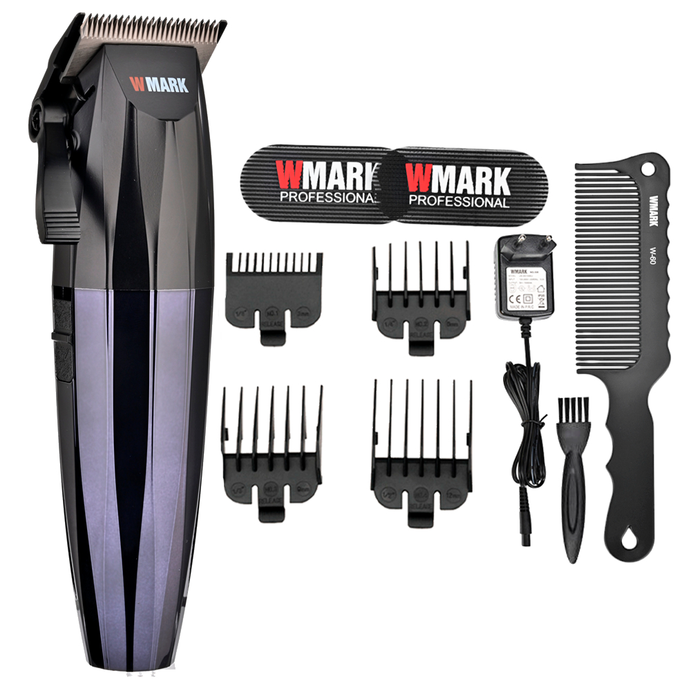 Maquina de Cortar Wmark NG 222 Corte Cabelo Profissional Preto