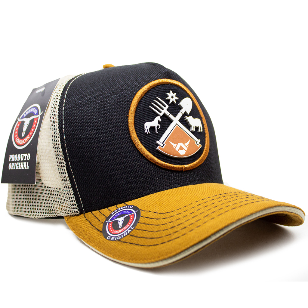 Bone Original American Longhorn Country Farm Trucker Mato
