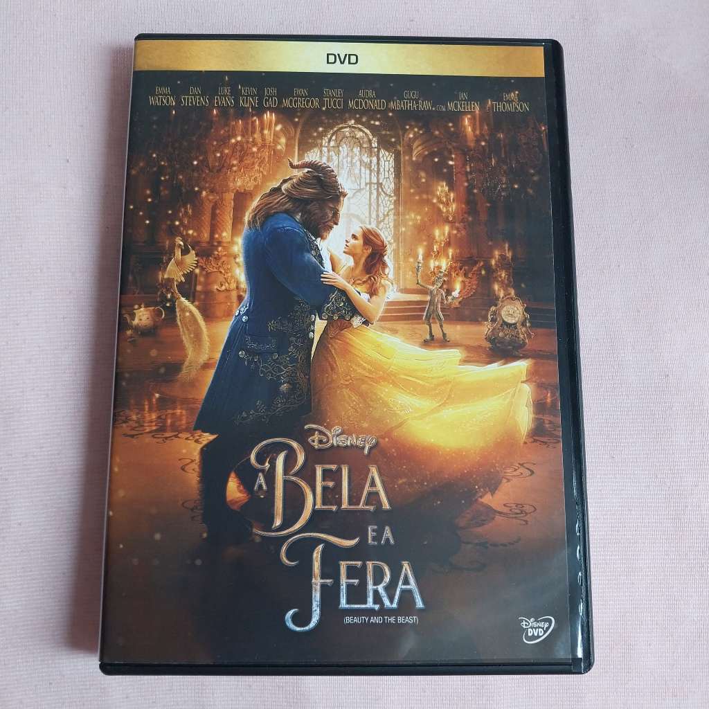 Dvd A Bela E A Fera Live Action Filme Disney Emma Watson Shopee Brasil