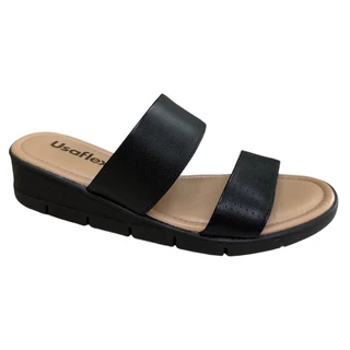 Sandália Tamanco Feminino Esporão Usaflex Couro Legítimo Leve 1016 em Oferta na Shopee