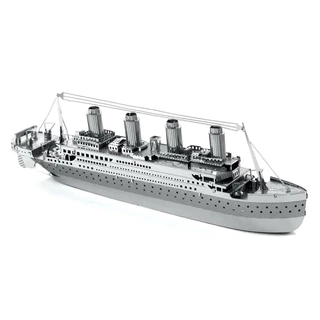 Mini Quebra Cabeça 3D Metal Puzzle Titanic Enfeite