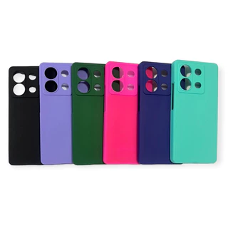 Capa Capinha para Poco X6, em silicone aveludada, anti impacto.