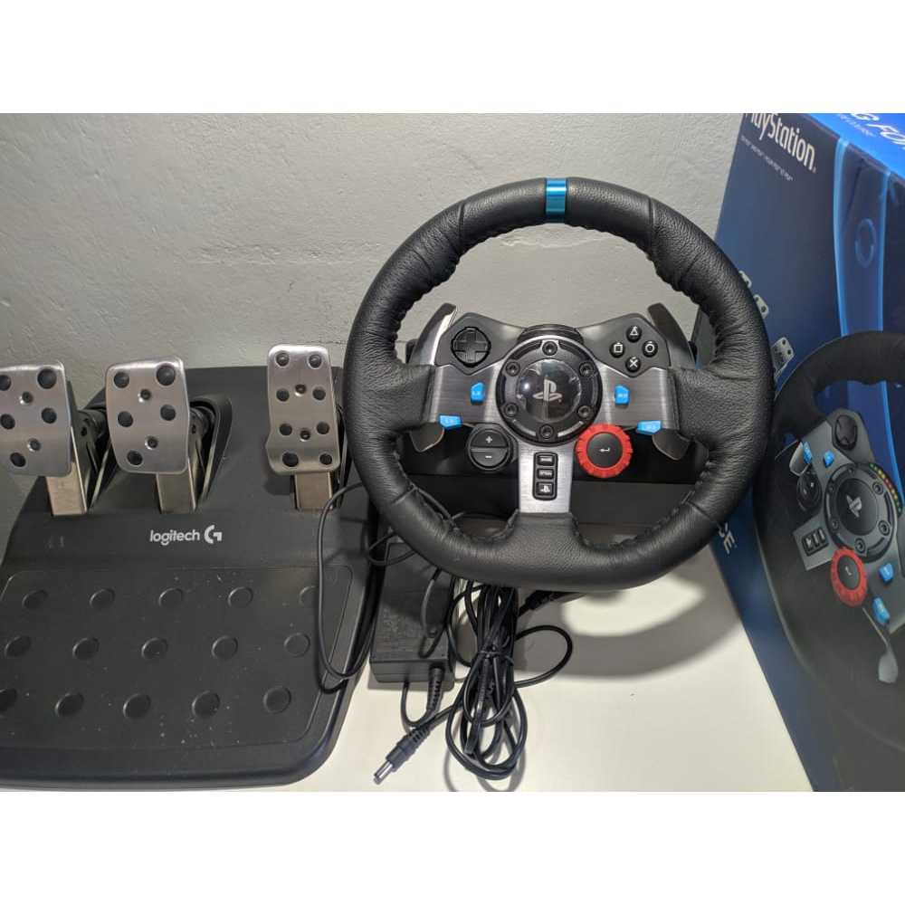 Volante de corrida Logitech G29 Driving Force C/ Pedal P/ PS3, PS4, PS5 PC Simulador Completo + Garantia + Nota Fiscal