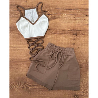 Shorts Conjunto - The Kript - Feminino - Roupas - Shorts E Bermudas