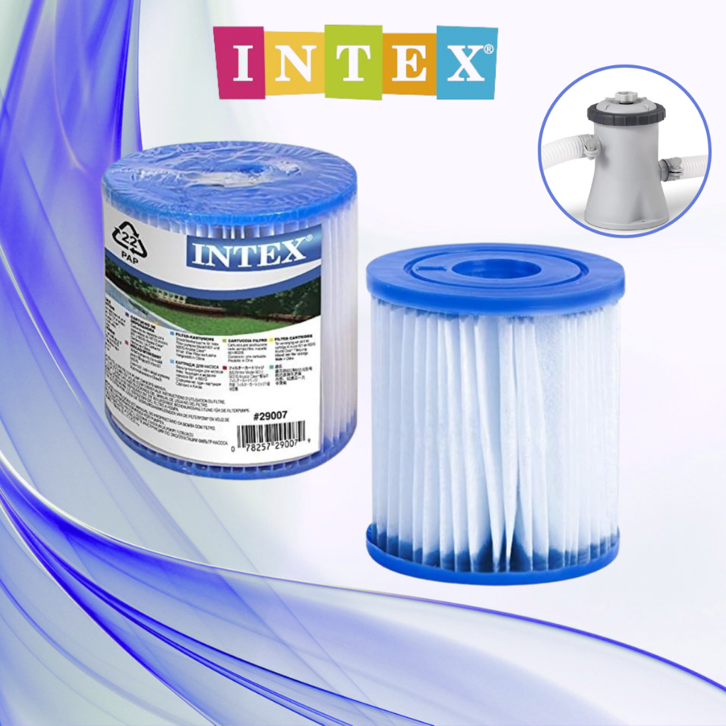 Filtres De Rechange Pour Piscine Intex Type H – Lot De 6, Dimensions 9x10 Cm – Compatibles Avec Pompes 28601, 28602, 28111, Etc.