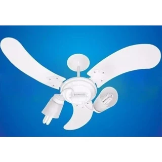 Ventilador De Teto New Spot Delta 2 Lâmpadas Venti-Delta Branco