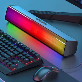 Caixa de som Soundbar Bluetooth Portátil Para PC Notebook USB AUX FM TWS