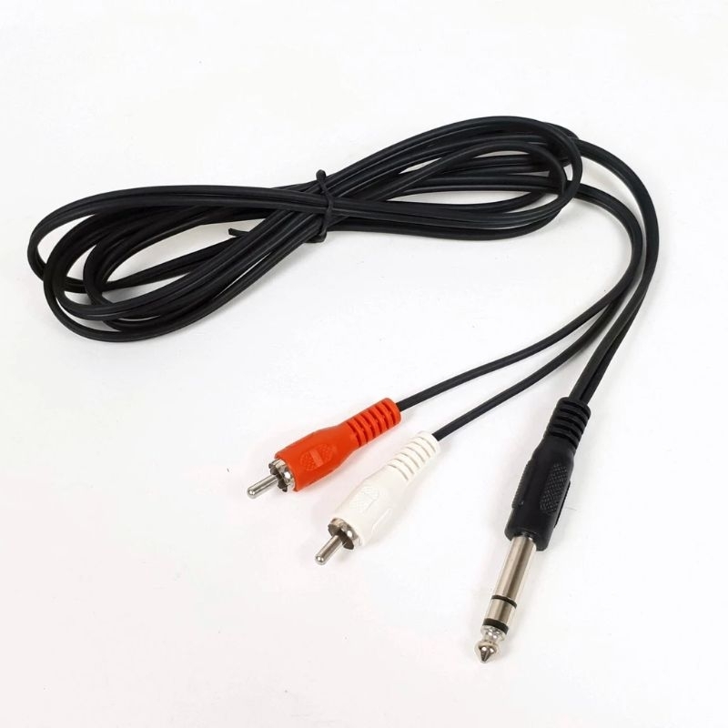Cabo P10 Estereo Para 2 Rca Com 2 Metros MXT.