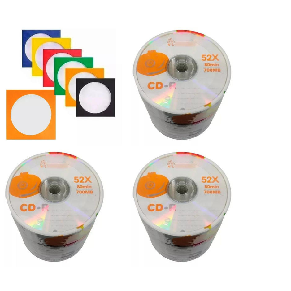 10 Mídia Virgem Cd-r Smartbuy Logo 700mb 80min Original C/l Envelope ...