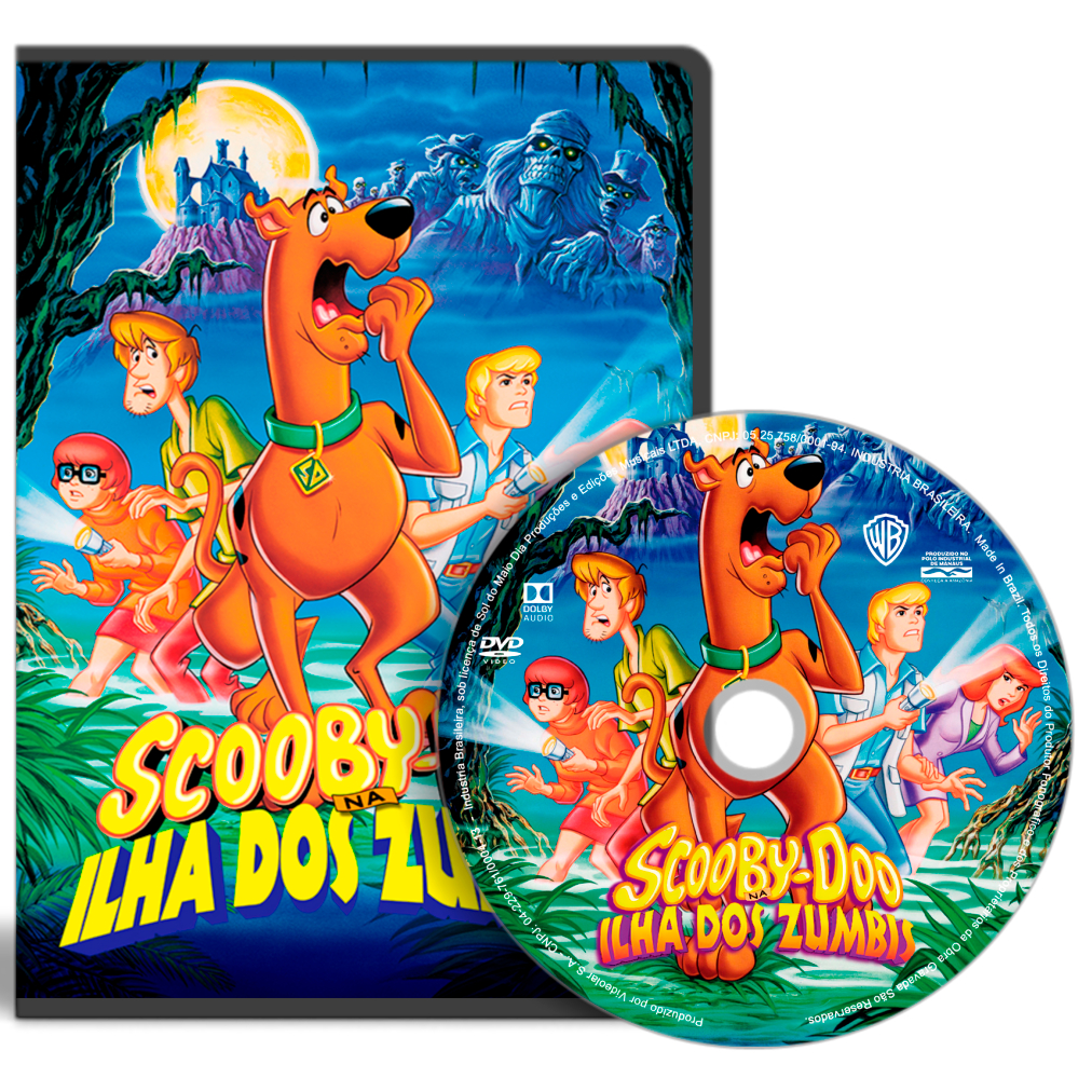 DVD - Scooby-Doo! Na Ilha dos Zumbis (1998)