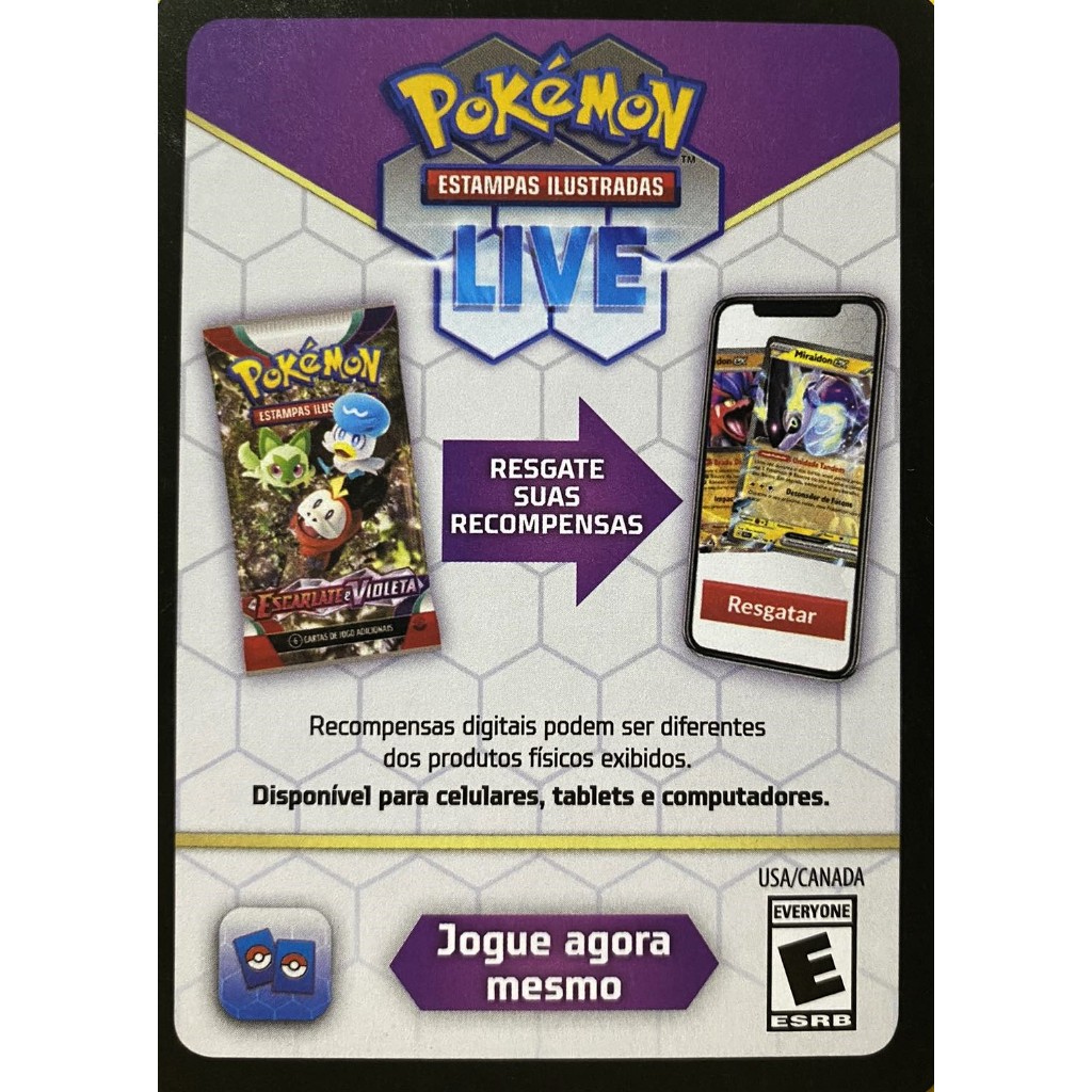 Codigo da Box Treinador Avançado Mimikyu Coleção Destinos de Paldea Pokemon TCG