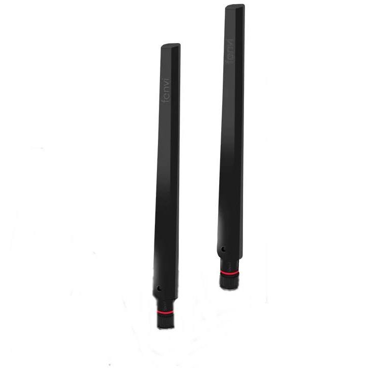 2 Antena Fenvi Wifi Wireless Omni 2.4ghz 5 g 3dbi Rp Sma Femea Roteador b/g/n/ ax