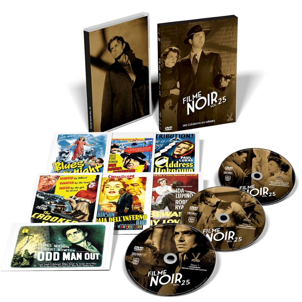 Coleção de Filmes Noir 10: Dupla Indenização, Toque do Mal e Mais