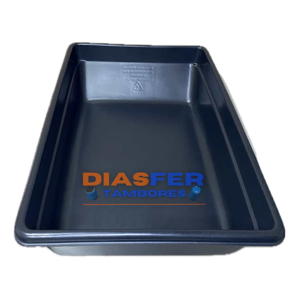 Masseira 130 Litros Bater Cimento Concreto, Material Resistente Pedreiro Obra Construtor Pintor