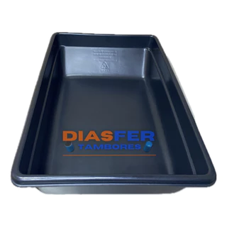 Masseira 130 Litros Bater Cimento Concreto, Material Resistente Pedreiro Obra Construtor Pintor