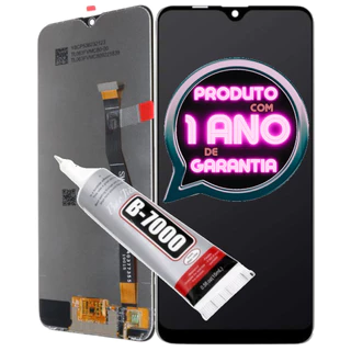 Tela Frontal Touch Display Compatível Com Galaxy M20 M205m + Lcd Premium Full Hd + Cola!