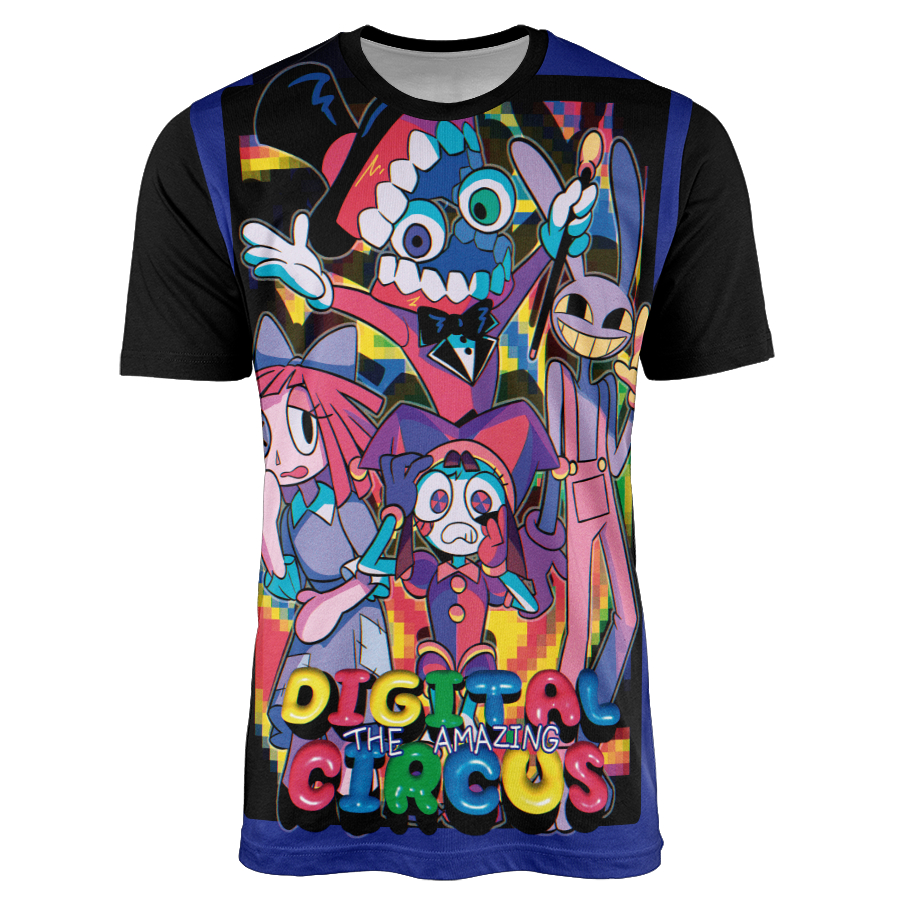 Camisa Desenho Serie The Amazing Digital Circus Pomni Caine Ragatha Jax  W0228 | Shopee Brasil