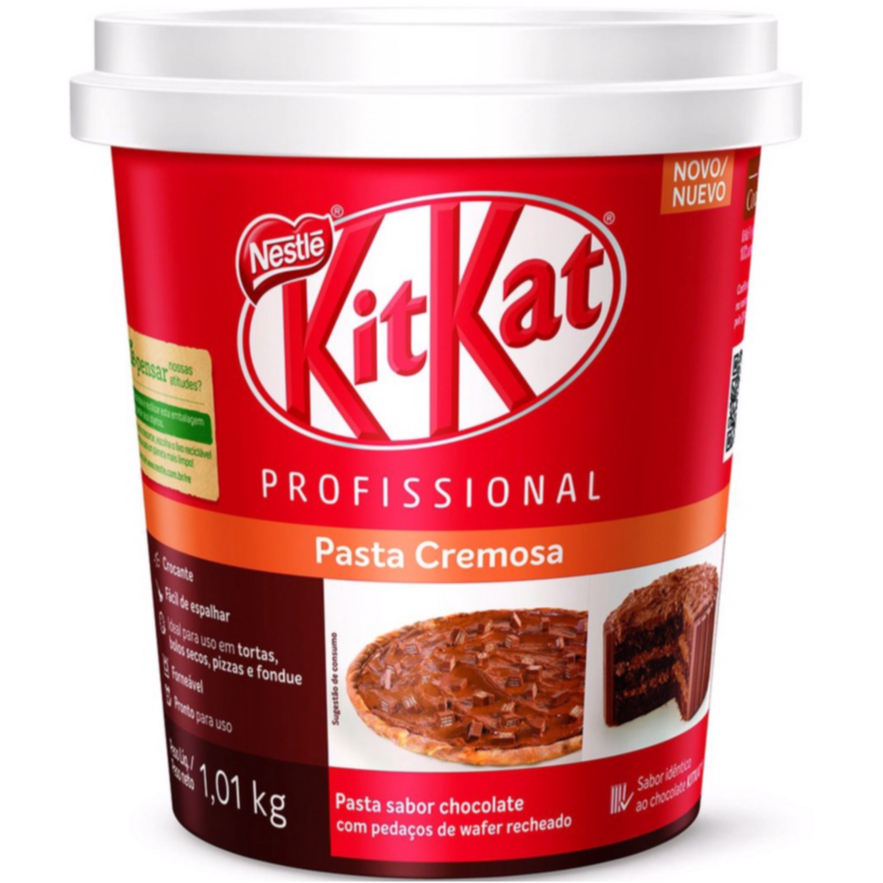 Profissional Kit Kat 1,01kg Pasta Cremosa Nestlé