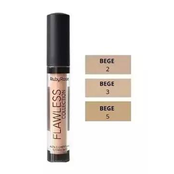 Corretivo Líquido Ruby Rose Flawless Collection | Shopee Brasil