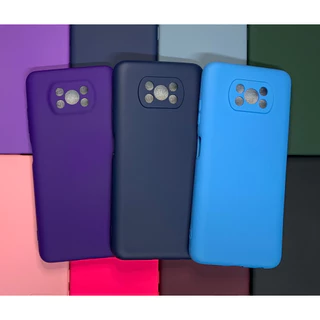 Kit Capa + pelicula 3D Xiaome Poco X3 / X3 Pro / Poco X3 NFC Ou apenas capinha silicone Aveludado