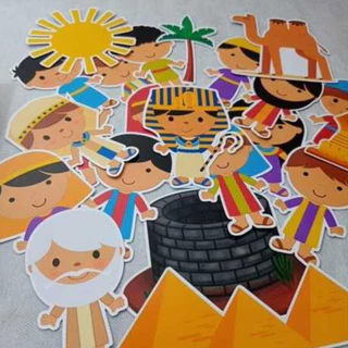 20 Apliques personalizados José Egito 7cm -Toppers Recortado Tubete Enfeites Tags - Leia Descrição