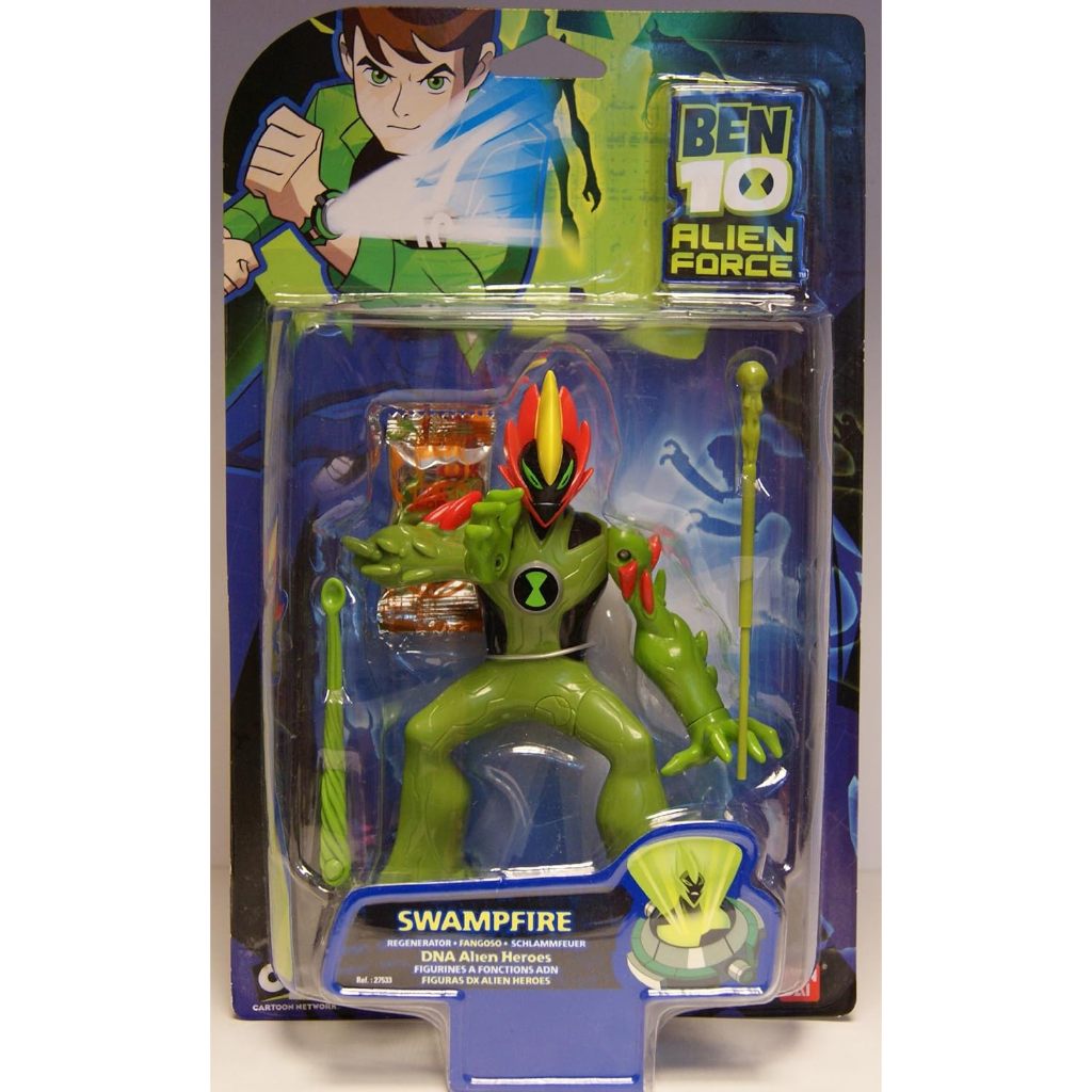 Boneco Fogo Fátuo/Fogo Selvagem DNA Alien Heroes Ben 10 Força Alienígena  Bandai