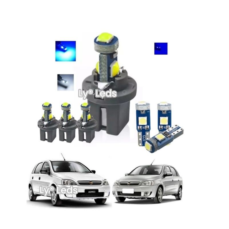 LÂMPADA LED PAINEL E AR CHEVROLET CORSA MAXX PREMIUM TOP FORTE