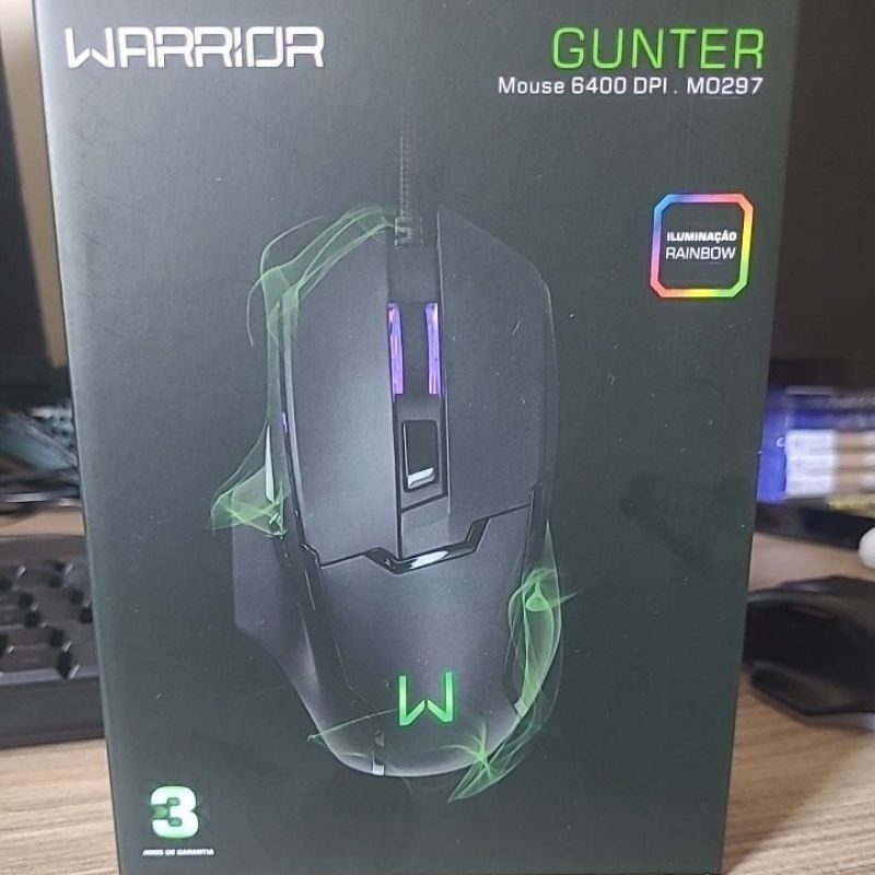 mouse gamer warrior 6400 dpi