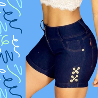Bermuda Jeans Feminino bermuda destroyed Jeans curto