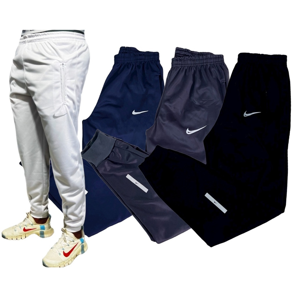 Kit 4 Calças Jogger Juvenil Esportivo Refletivo Dry Fit Flanelada Skinny - TAMANHO 16 ao 22