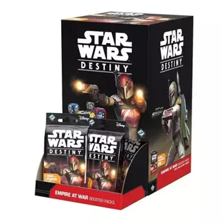 Star Wars Destiny: Império em Guerra (Caixa com 36 Boosters) Galápagos Jogos - Cards Game com Dados
