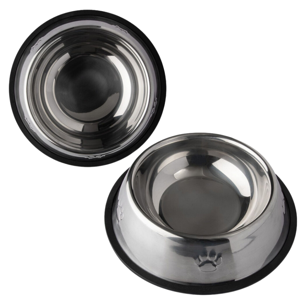 Kit Pote De Cachorro E Gato Comedouro E Bebedouro Inox | Shopee Brasil