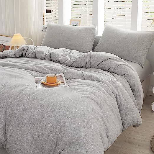 Capa Edredom Duvet Queen + Fronhas Lisa com Ziper 400 Fios 3 pcs Confort Promoção