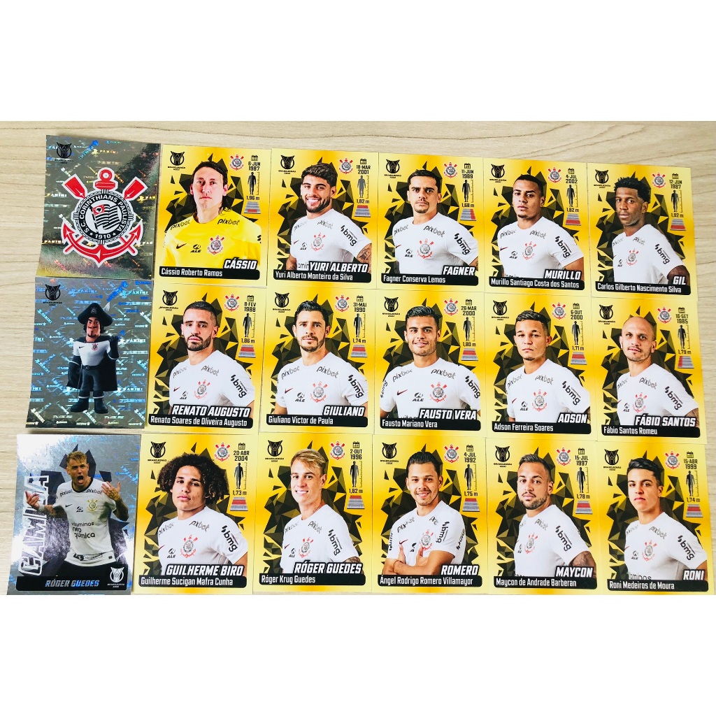 Figurinhas Campeonato Brasileiro 2023 - Time Corinthians | Shopee Brasil