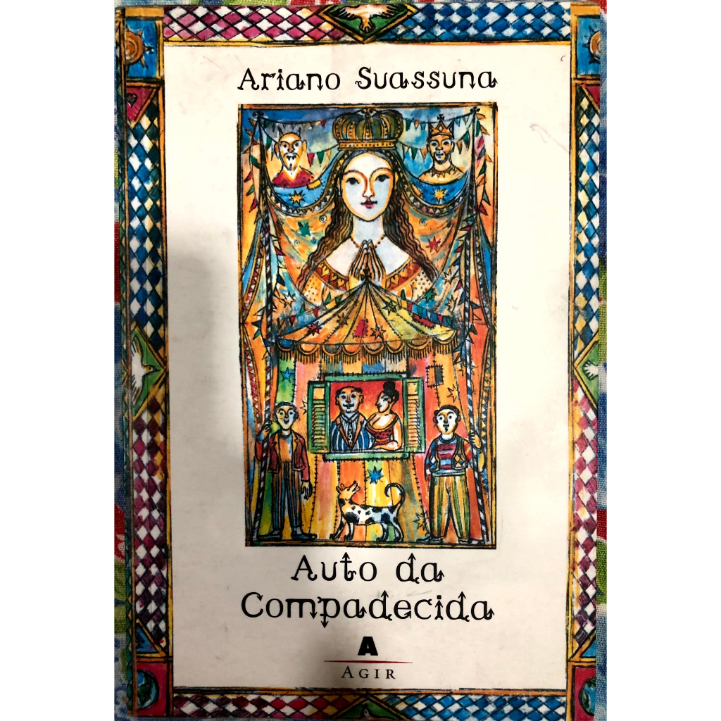 Livro Auto da Compadecida Ariano Suassuna Agir | Shopee Brasil
