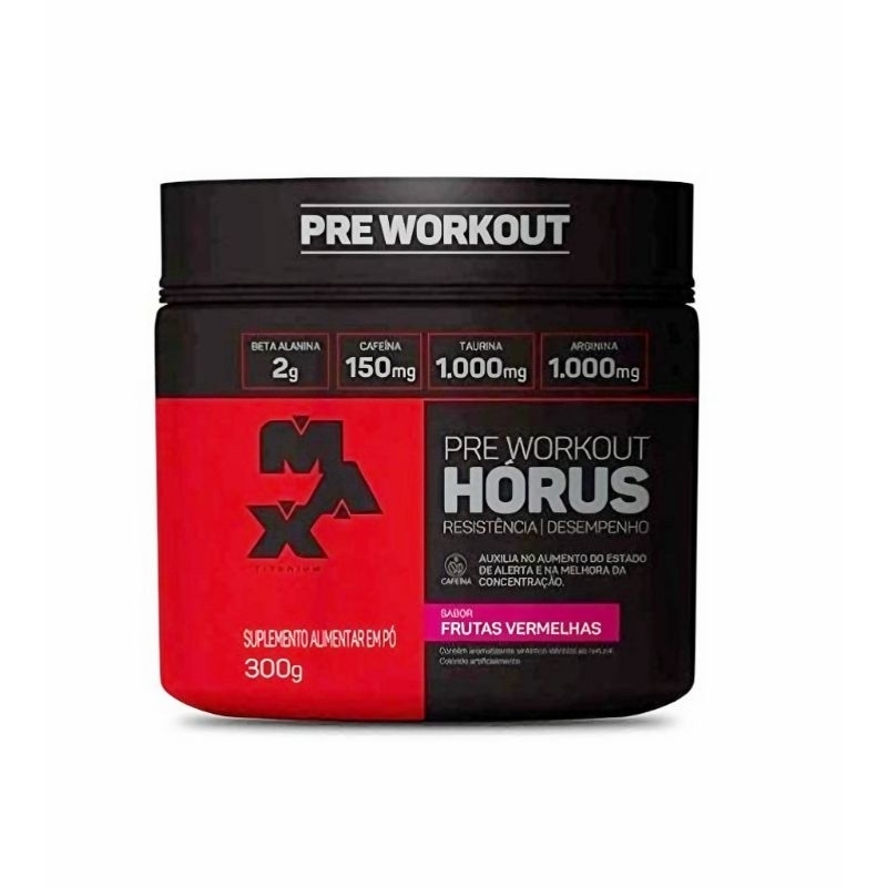 Pré Treino Hórus - Max Titanium 300 g Citrus