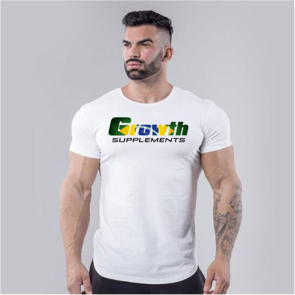 Camiseta Growth Academia Bandeira do Brasil Lançamento