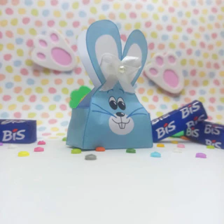 Lembrancinha de páscoa kit 10 porta bis personalizado coelhinho da páscoa em Oferta na Shopee