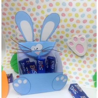 Páscoa lembrancinha de páscoa kit 10 personalizados coelhinho decoração em Oferta na Shopee