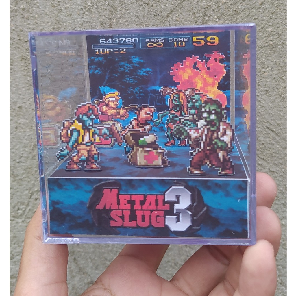 cubo diorama metal slug 3