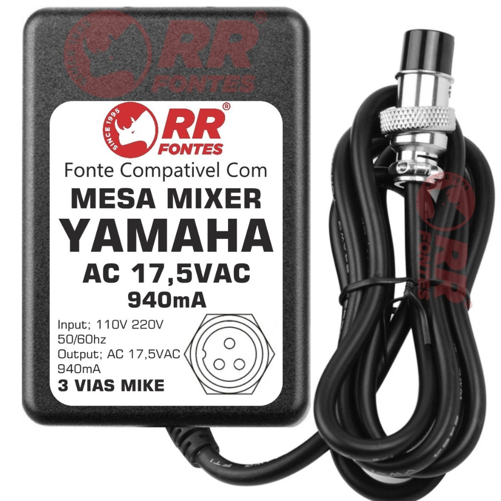 Alimentatore UK 18V AC-AC Per Mixer Yamaha MG12/4 – Sostituto Perfetto DIXIETREE