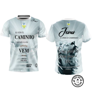 CAMISETA EVANGELICA JESUS É O CAMINHO