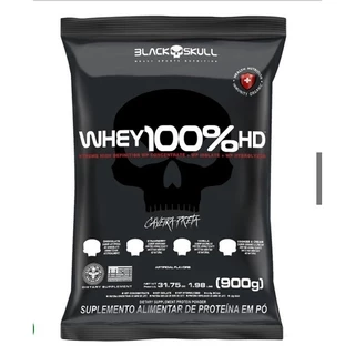 Whey 100% HD Whey Protein 900g Sabores - Black Skull