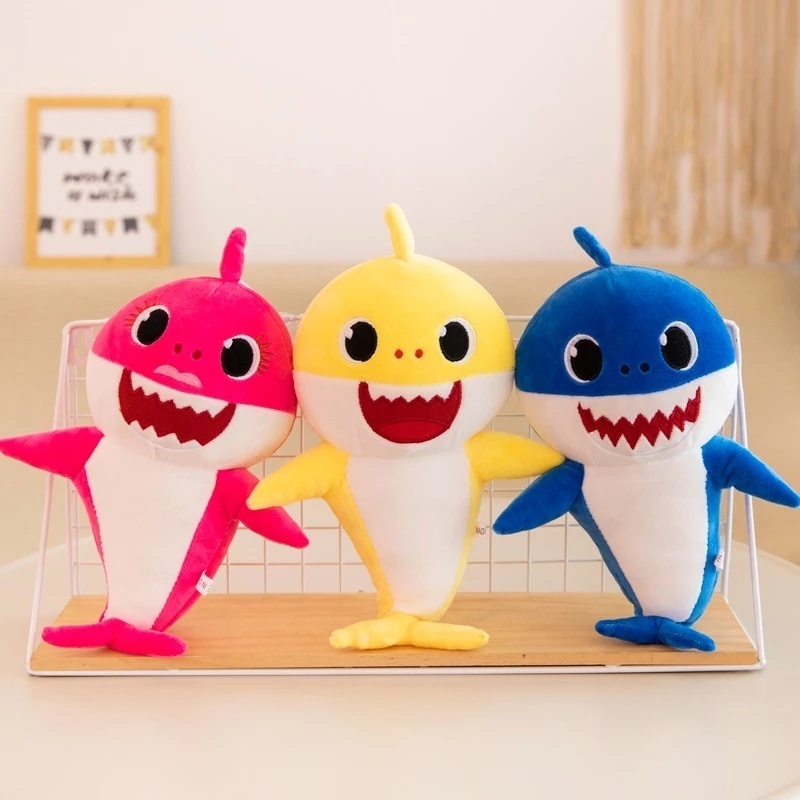 Baby shark musical plush clearance toy