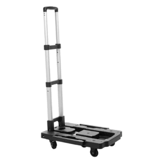 Carrinho Carga Plataforma Dobrável 100kg Giromax 360°