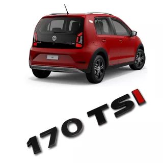 Emblema 170 Tsi Preto Vw Up Connect Xtreme Pepper Speed