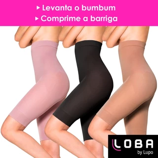 Cinta Modeladora Abdominal Lupo Original Loba Cinta Feminina Short Slim Sinta Levanta Bumbum Comprime Barriga Afina Cintura