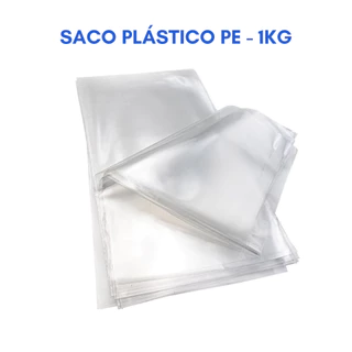 Sacos Plásticos PE - pacote com 1kg